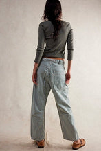 Load image into Gallery viewer, Beach Striped Jeans -  Blue