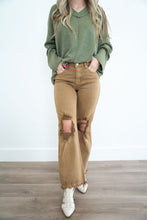 Load image into Gallery viewer, 90’s Vintage Crop Flare - Mocha