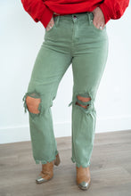 Load image into Gallery viewer, 90’s Vintage Crop Flare - Olive