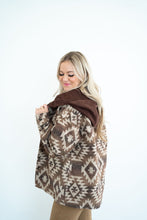 Load image into Gallery viewer, Mocha Aztec Shacket