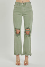 Load image into Gallery viewer, 90’s Vintage Crop Flare - Olive