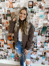 Load image into Gallery viewer, Indie Corduroy Jacket - Chocolate