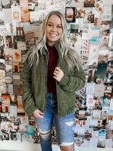 Load image into Gallery viewer, Indie Corduroy Jacket - Olive