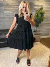 Load image into Gallery viewer, Sunny Days Dress / Black