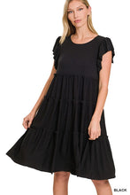 Load image into Gallery viewer, Sunny Days Dress / Black