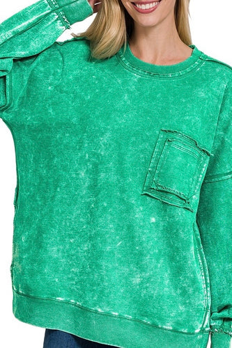 Candice Pullover - Kelly Green