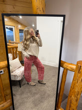 Load image into Gallery viewer, Paisley Denim / Dusty Rose