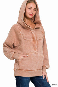 Kangaroo Hoodie / Rust