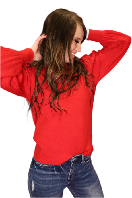 Juliet Sweater - Red