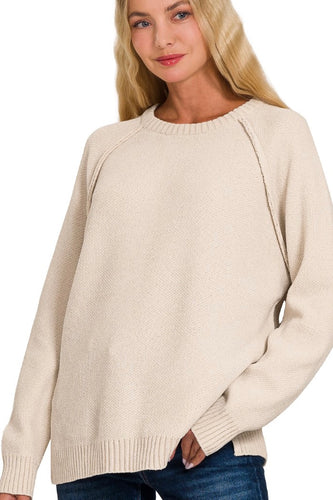 Chenille Sweater - Beige