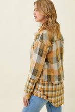 Load image into Gallery viewer, Skyler Layered Plaid / pumpkin