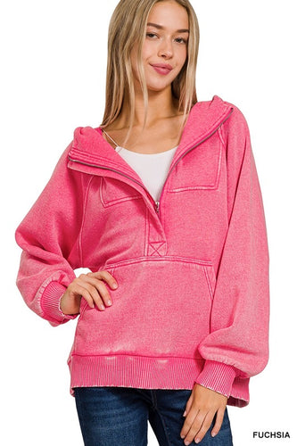 Kangaroo Hoodie / Fuchsia