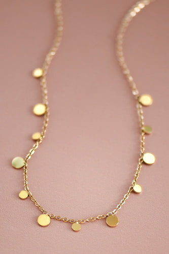 18K non-tarnish stainless steel necklace