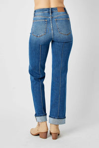 Judy Blue Front Seam Straight Jeans