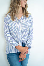 Load image into Gallery viewer, Kira Striped Top - Blue