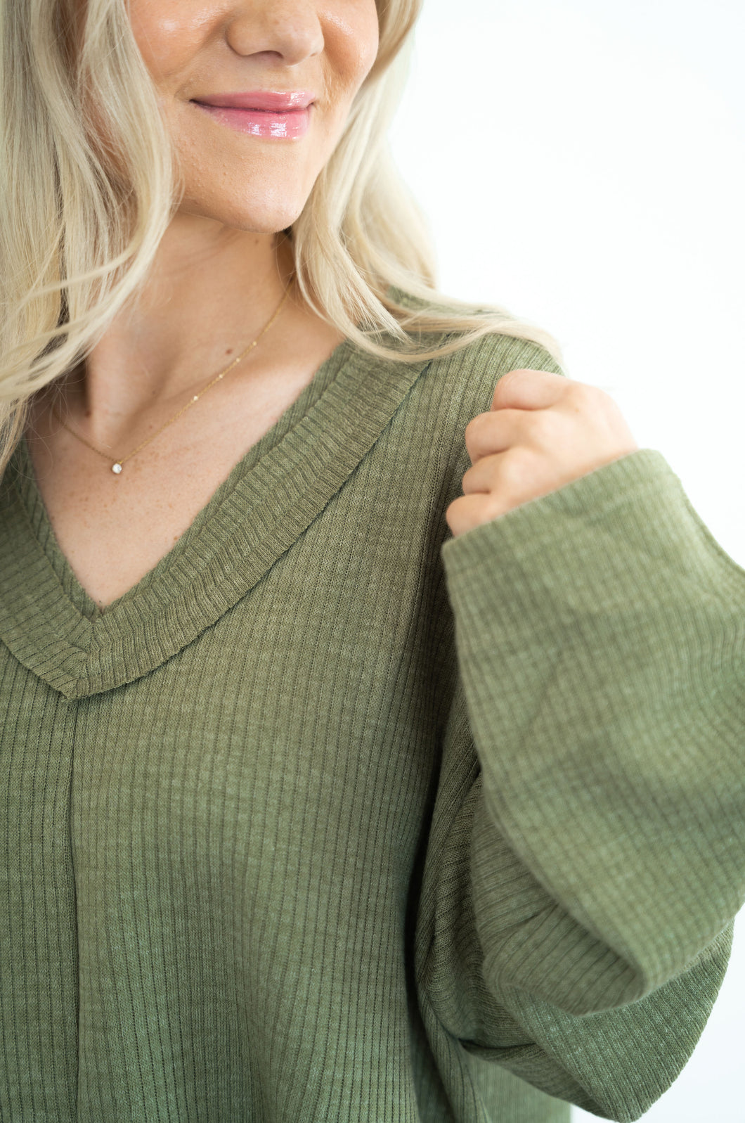 Maddison Ribbed Knit Pullover