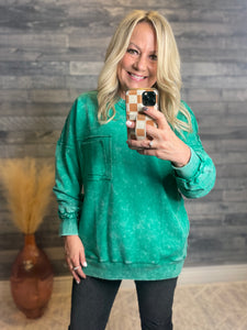 Candice Pullover - Kelly Green