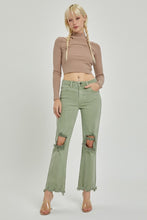 Load image into Gallery viewer, 90’s Vintage Crop Flare - Olive