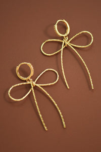 Gold wire bow rope drops