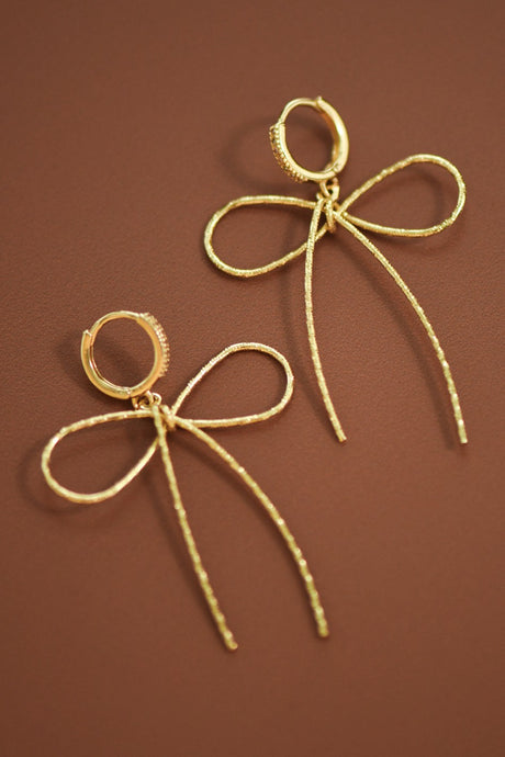 Gold wire bow rope drops