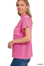 Load image into Gallery viewer, Fuchsia mock neck