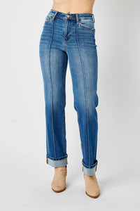 Judy Blue Front Seam Straight Jeans