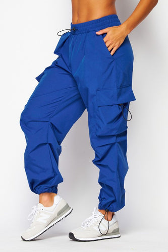 Parachute Cargo Joggers - Royal Blue