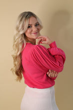Load image into Gallery viewer, Juliet Sweater - Hot Pink