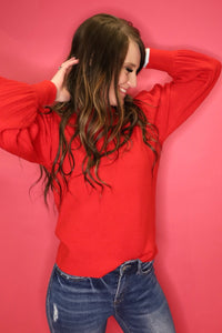 Juliet Sweater - Red