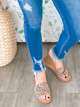 Load image into Gallery viewer, Cheetah Slip on &amp; Go Sandals