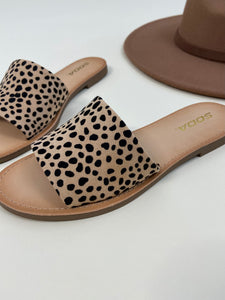 Cheetah Slip on & Go Sandals