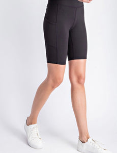 Emrynn Black Biker Shorts